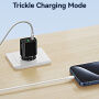 USAMS CC316 GaN Зарядно за бързо зареждане с портове USB-C / USB-A - 30W - бял