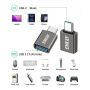 ENKAY ENK-AT134 редукция за зареждане и данни - USB-A към USB-C - 2 бр. - сива