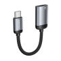 ESSAGER аудио и зареждаща редукция - Lightning към USB-C - сива