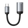 ESSAGER аудио и зареждаща редукция - Lightning към USB-C - сива