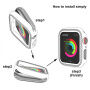 xDfind калъф с инкрустирани камъни със закалено стъкло за Apple Watch 46mm - розов
