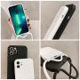 Силиконов кейс с връзка за iPhone 13 Pro Max - бял