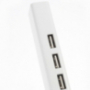 Адаптер от USB-C към USB 2.0 разклонител (3 порта) с Gigabyte ethernet адаптер за MacBook - бял