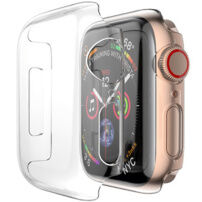 Калъф със защита на екрана за Apple Watch 44mm - прозрачен