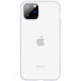 Baseus силиконов прозрачен кейс за iPhone 11 Pro Max - бял