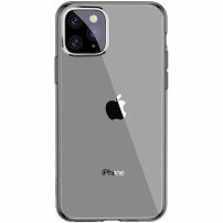 Baseus прозрачен кейс от мека пластмаса за iPhone 11 Pro Max - черен