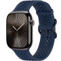 xDfind перфорирана силиконова каишка за Apple Watch Ultra 49mm / 46mm / 45mm / 44mm / 42mm - тъмносиня