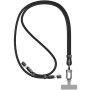 WEKOME WDC-70 2в1 оплетен кабел за зареждане и данни и връзка - USB-C към USB-C - 1,6 m - черен