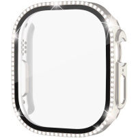 xDfind Калъф инкрустиран с камъчета със закалено стъкло за Apple Watch Ultra 49mm - starlight