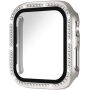 xDfind калъф с инкрустирани камъчета и закалено стъкло за Apple Watch 46mm - starlight