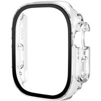 xDfind лъскав калъф със закалено стъкло за Apple Watch Ultra 49mm - прозрачен