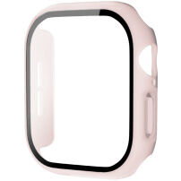 xDfind матов калъф със закалено стъкло за Apple Watch 46mm - розов