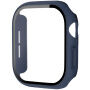 xDfind матов калъф със закалено стъкло за Apple Watch 42mm (Series 10 / 11) - тъмносин