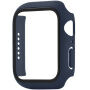 xDfind матов калъф със закалено стъкло за Apple Watch 41mm - тъмносин
