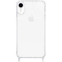 Прозрачен кейс с държачи за връзка за iPhone XR - прозрачен