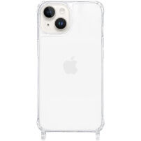Прозрачен кейс с държачи за връзка за iPhone 13 mini - прозрачен