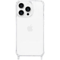 Прозрачен кейс с държачи за връзка за iPhone 16 Pro - прозрачен