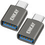 ENKAY ENK-AT134 редукция за зареждане и данни - USB-A към USB-C - 2 бр. - сива