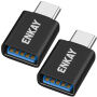 ENKAY ENK-AT134 редукция за зареждане и данни - USB-A към USB-C - 2 бр. - черна