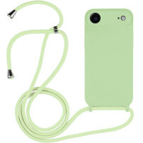 Силиконов кейс с връзка за iPhone Air - зелен