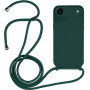 Силиконов кейс с връзка за iPhone Air - петролен