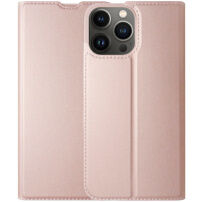 DUX DUCIS флип калъф за iPhone 13 Pro Max - златно розово