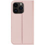 DUX DUCIS флип калъф за iPhone 14 Pro - златно розово