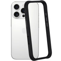 Предпазна силиконова рамка за iPhone 16 Pro Max - черен