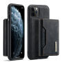 DG.Ming 2v1 Кейс с подвижен магнитен портфейл за iPhone 11 Pro Max - черен