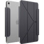 UNIQ Camden Lite Калъф със стойка оригами и място за Apple Pencil за iPad Air 11" (2024-2026) - тъмносив