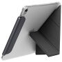 UNIQ Camden Lite Калъф със стойка оригами и място за Apple Pencil за iPad Air 11" (2024-2026) - тъмносив