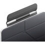 UNIQ Camden Lite Калъф със стойка оригами и място за Apple Pencil за iPad Air 11" (2024-2026) - тъмносив