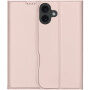 Сгъваем калъф DUX DUCIS Skin Pro за iPhone 16 Plus - розово-златен
