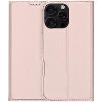 Сгъваем калъф DUX DUCIS Skin Pro за iPhone 16 Pro Max - розово-златен