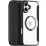 Сгъваем калъф DUX DUCIS Skin X с MagSafe за iPhone 16 - черно