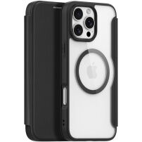 Сгъваем калъф DUX DUCIS Skin X с MagSafe за iPhone 16 Pro - черно