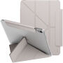 UNIQ Camden Lite калъф с оригами стойка и място за Apple Pencil за iPad 10,9" (2022) / 11" (2025) - бежов