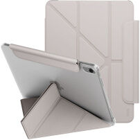 UNIQ Camden Lite калъф с оригами стойка и място за Apple Pencil за iPad 10,9" (2022) / 11" (2025) - бежов