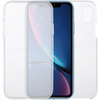 Кейс за предната и задна страна на iPhone XR - прозрачно