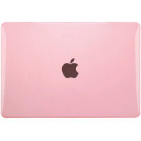 ENKAY лъскав прозрачен кейс за MacBook Air 15" (A2941 / A3114) - розов