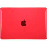 ENKAY лъскав прозрачен кейс за MacBook Air 15" (A2941 / A3114) - червен