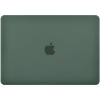 ENKAY матов прозрачен калъф за MacBook Air 15" (A2941 / A3114) - тъмнозелен