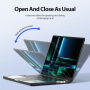 DUX DUCIS LCGM Series лъскав прозрачен Кейс за MacBook Pro 16" (A2485 / A2780 / A2991 / A3186 / A3403 / A3428 / A3429) - черен
