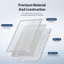 DUX DUCIS LCGM Series лъскав прозрачен Кейс за MacBook Pro 16" (A2485 / A2780 / A2991 / A3186 / A3403 / A3428 / A3429) - прозрачен