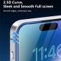 JOYROOM закалено 2.5D Anti-Spy стъкло с черна рамка за iPhone 18 Pro