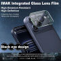 Imak Закалено стъкло за защита на лещите на задната камера за iPhone 18 Pro - черно
