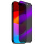 NORTHJO закалено 2.5D Anti-Spy и Anti-Blue-Ray стъкло с черна рамка за iPhone 18 Pro Max