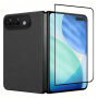 NORTHJO закалено 2.5D стъкло с черна рамка за преден дисплей за iPhone Duo