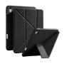 XDcase Y-fold Калъф с origami Стойка и място за Apple Pencil за iPad mini 6 / mini 7 - черен