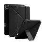 XDcase Y-fold Калъф с origami Стойка и място за Apple Pencil за iPad Pro 12,9" (2018-2022) - черен